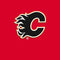 NHL Calgary Flames Solid Background PS4 Pro Console Skin